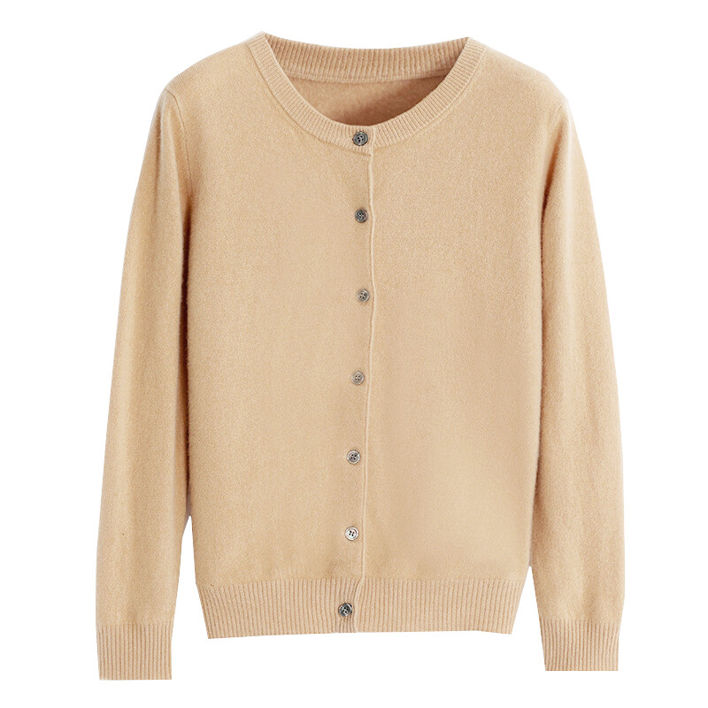 トップス CASHMERE BLENDED CARDIGAN ROUND NECK CASHMERE BLENDED CARDIGAN ROUND NECK（カーディガン/ボレロ