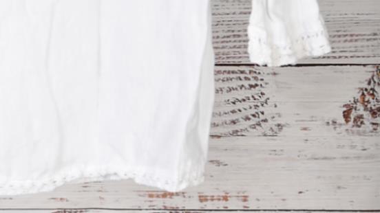 Zara Basic White Linen Button Down Blouse Size L - image 4