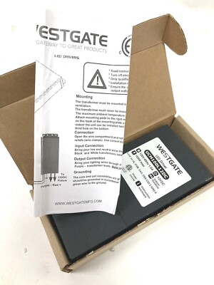 Westgate UCM100L12DC 100W LED Driver 120V 60Hz 1.0A 12VDC *NO MOUNTING BRACKET*