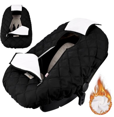 Bebamour Infant Car Seat Cover Universal Warm Baby Car Seat