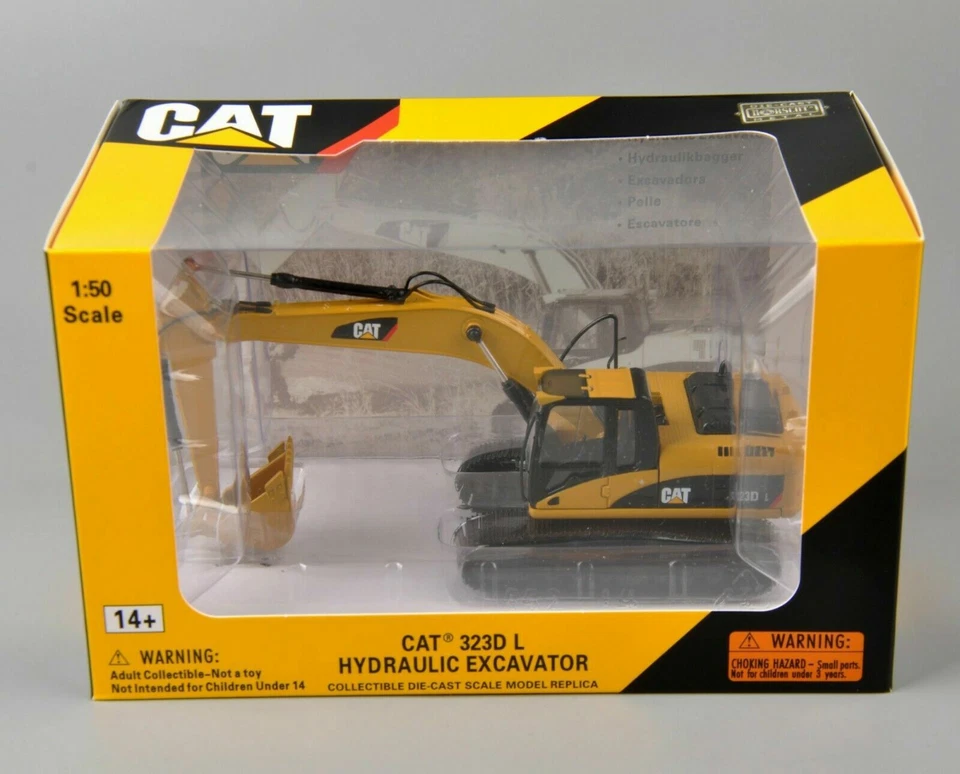 1/50 CAT 55215 Norscot Caterpillar 323d L Hydraulic Excavator Construction Car - Image 3 of 4