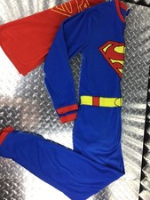 TM DC Comics Superman Outfit Blue Red With Detachable Cape Small Unisex