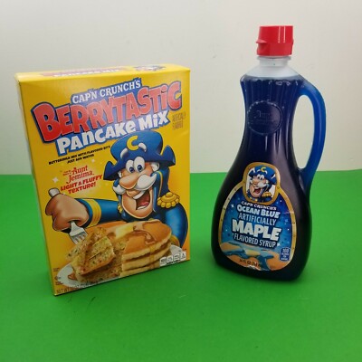 Cap'n Crunch's  Berrytastic Pancake Mix Syrup Combo Limited Edition Crunch Berry