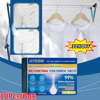 Multi-functional Bio-enzyme Tablets for Cleaning Clothes and Shoes stains oil ne