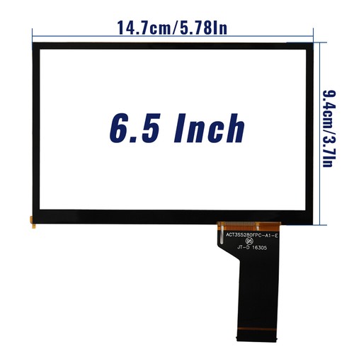 6.5 Inch Touch Screen Digitizer Glass Replacement For VW Skoda 680 682 MIB STD2 - Picture 2 of 9