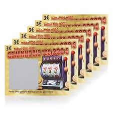 FunX Scherz Rubbellose - Scherzartikel für Erwachsene mit Fake Hauptgewinn