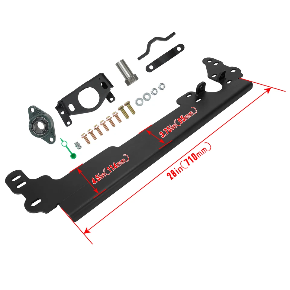 For 1984-2001 Jeep Cherokee XJ Steering Box Brace With Sector Shaft Support - Image 2 of 4
