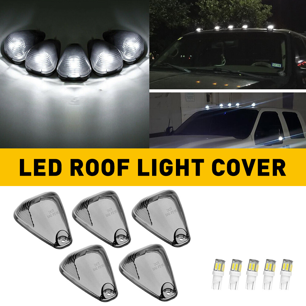 Ford F-250 to F-550 White Cab Roof Running Marker Light Cover Lens