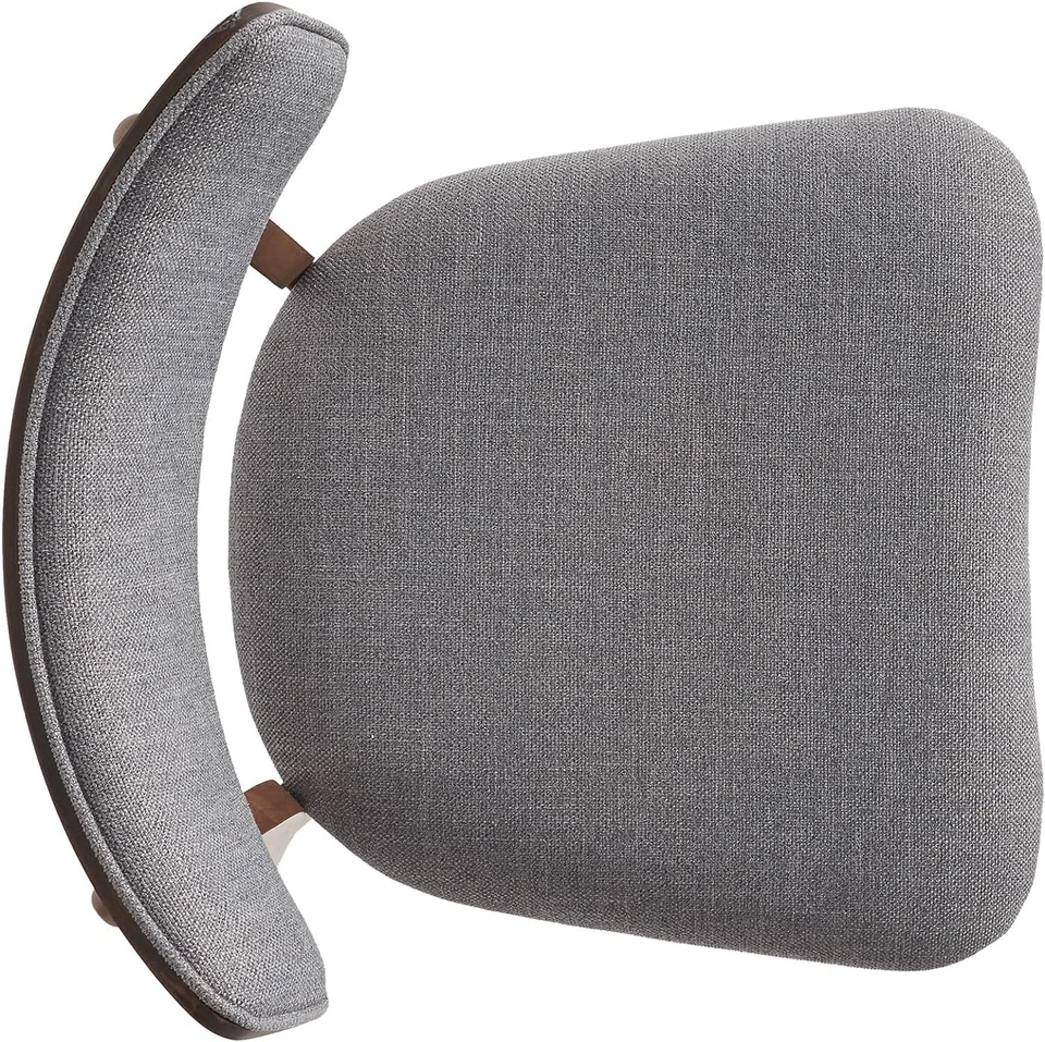 Cadeiras de jantar modernas Christopher Knight Home Abrielle meados do século - Cinza escuro - Imagem 4 de 4