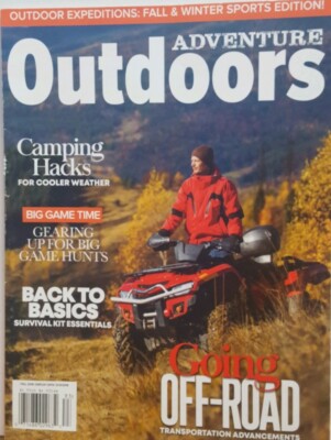 Adventure Outdoors Fall 2018 Camping Hacks Big Game FREE SHIPPING CB