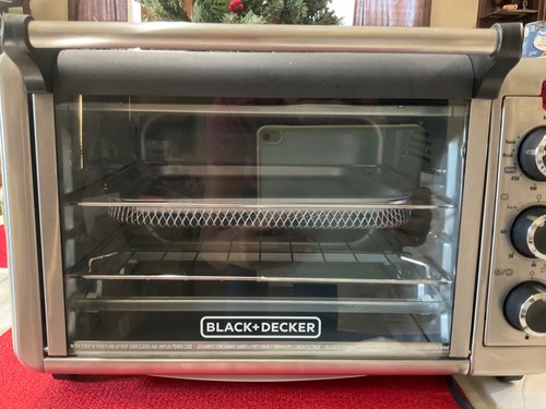 BLACK and DECKER Crisp n Bake Air Fry Toaster Oven TO3215SS 50875823853