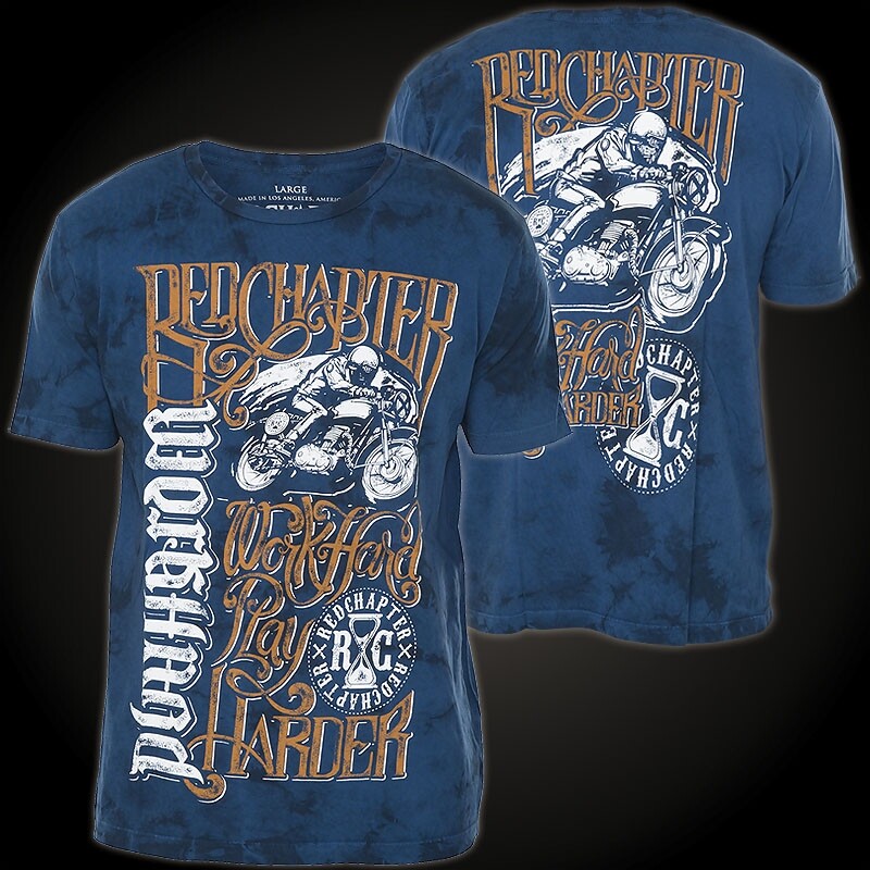 Футболка RED CHAPTER - Работай усердно/Играй усерднее, футболки Blau