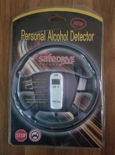 SafeDrive Deluxe Personal Alcohol Detector Pocket Sized NEW