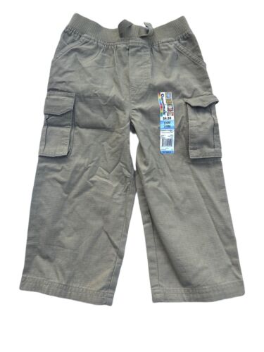 GARANIMALS Ripstop Cargo Pant KHAKI 24 Mos BRAND NEW w/ Tags TAN 2T - 第 1/5 張圖片