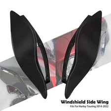 Side Batwing Fairing Wind Deflector Fit for Harley Street Glide FLHR FLHT 14-23