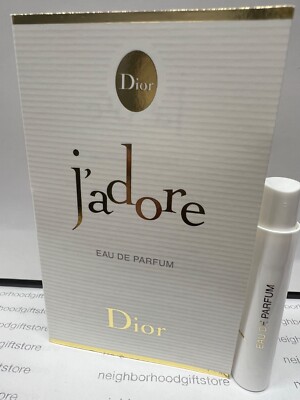Dior J'adore Eau De Parfum Spray Trial Size 0.03 oz/ 1 mL New Card
