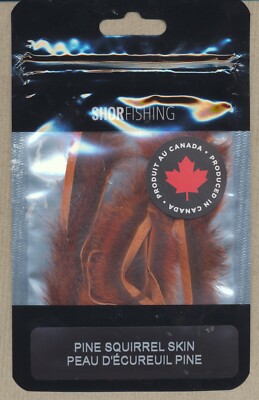 Pine Squirrel Micro Zonker Strips - orange PSMZORA