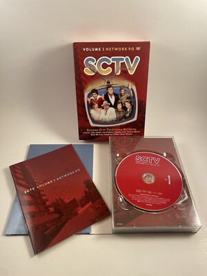 SCTV  Volume 1 Network 90 DVD 5 Disk Box Set With Slipcase & Booklet Second City