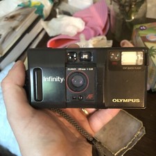 Olympus Infinity AF-1 35mm 2.8 Zuiko Lens Point Shoot Film Camera TESTED