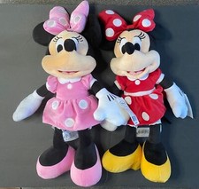 Disney Minnie Mouse Plush stuffed toy set bundle Pink Red