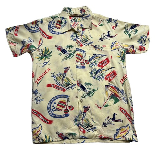 トップス 1950-60s PILGRIM Hawaiian Shirt Size L Vintage 1950's “Pilgrim Sportswear” Hawaiian shirt - Mid-Century