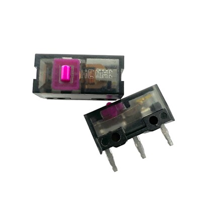 Kailong Transparent Black Mouse Micro Switch 100 Million Clicks (4 PCs)