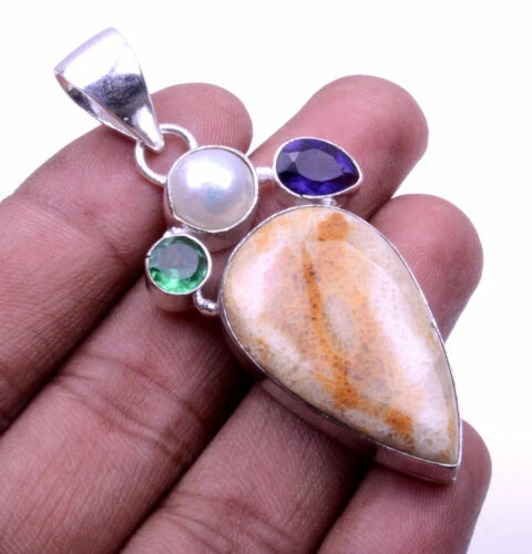 Fossil Pearl Silver Plated Fashion Jewelry