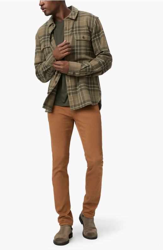 Paige Men's Transcend Lennox Slim Tapered Leg Pants, Cinnamon Cocoa, Sz-36