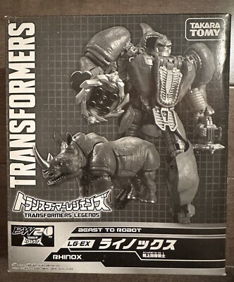 GENUINE Takara Transformer Legend LGEX RHINOX Titan Return G1 Headmaster LG-EX