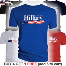 Hillary Clinton For President T-Shirt Tee USA Democrat Democratic Party US Pres