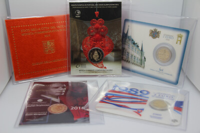 10x Schutzhülle für 2 Euro Münzen Folder Vatikan. Für Coincards aus Luxemburg..