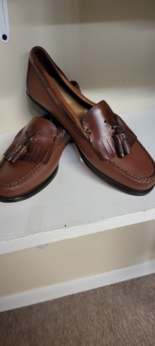 Weejuns Bass Tassels Leather Loafers Unisex Size 8 - Picture 2 of 5