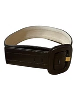 Wide Brown Belt Womens 38" Bohemain