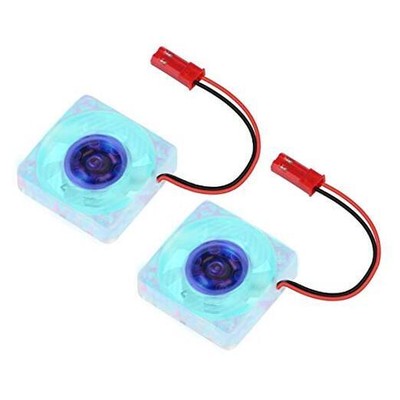  2pcs Raspberry Pi 4B Fan, Raspberry Pi Cooling Fan DC Brushless CPU Quiet LED 