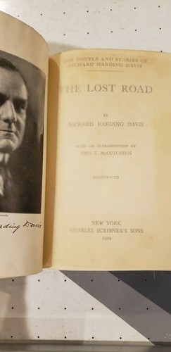 EUC THE LOST ROAD RICHARD HARDING DAVIS 1919 SCHRIFTSTELLER - Bild 5 von 9