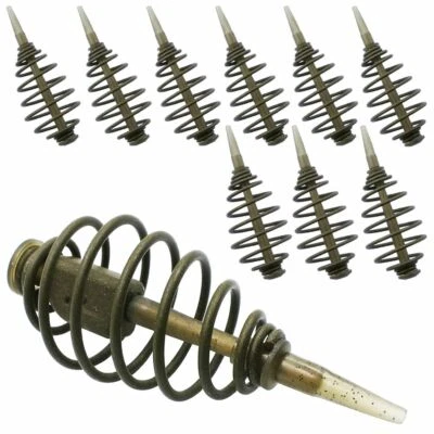 10 x SPRING Futterkörbe 20-60 Gramm Life-ORANGE In Line Feeder Spiralfutterkörbe