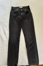 Free People We The Free Curvy Black High Rise Skinny Jeans Size 25