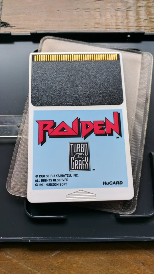 COMPLETE ✹ Raiden ✹ TURBO GRAFX 16 GAME ✹ Turbo Duo ✹ USA - Image 3 of 4
