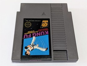 Kung Fu Nintendo NES Authentic Black Box Game Early First Print Launch Tested