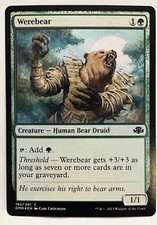 Werebear -#182-MTG- Dominaria Remastered (DMR)-FOIL-NM