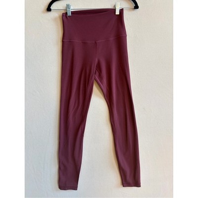 Lululemon Align Pant II 25''dark adobe leggings yoga workout size 4