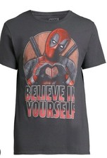 Deapool T Shirt Men Official T Shirt Tee S Small New Marvel Believe In Yourself