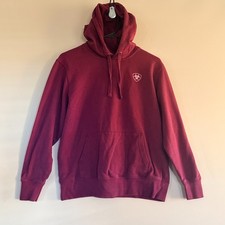 Ariat Helix Logo Pullover Hoodie Hoody Sweatshirt Red Women's Size Medium M