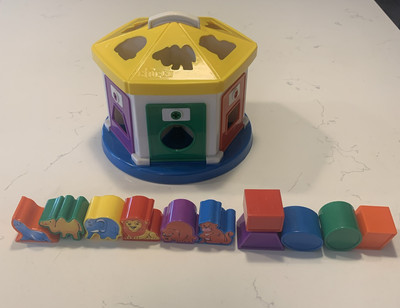 Vintage Rare Chicco Gazooba Shape Sorter As Seen In Baby Einstein (incomplete)
