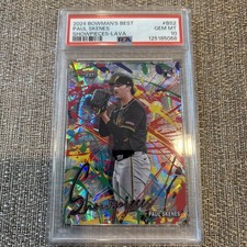 2024 Bowmans Best Paul Skenes 05/50 Showpieces-Lava #BS2 PSA Gem Mint 10
