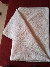 dünne Patchworkdecke (2m x 1,50m); rosa, fliederfarben