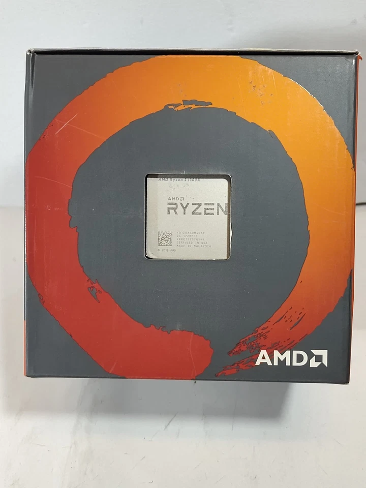 NEW AMD RYZEN 3 1300X 4-Core 3.7 GHz Turbo YD130XBBAEBOX Processor CPU w/Cooler - Image 2 of 4