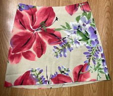 Necessary Objects Size S Floral Stretch Mini-skirt