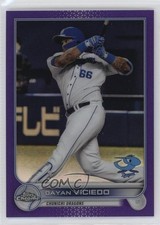 2022 Chrome NPB Nippon Professional Baseball Purple Refractor Dayan Viciedo 0sk9