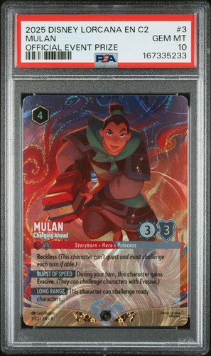 Mulan - Charging Ahead graded PSA 10 for sale on eBay
